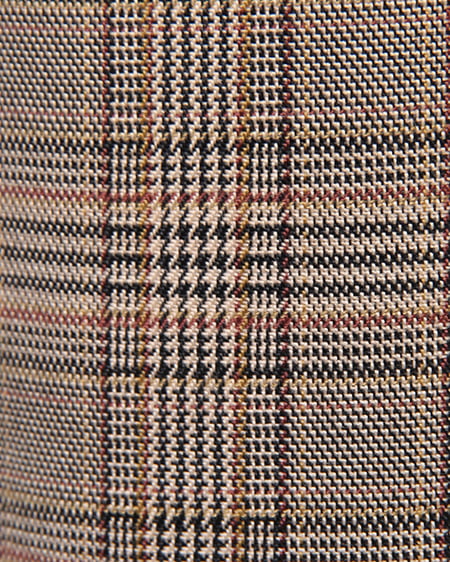 INGNI（イング） テーパードパンツ ﾌﾞﾗｳﾝ/ﾁｪｯｸ