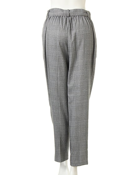 INGNI（イング） テーパードパンツ ｸﾞﾚﾝﾁｪｯｸ