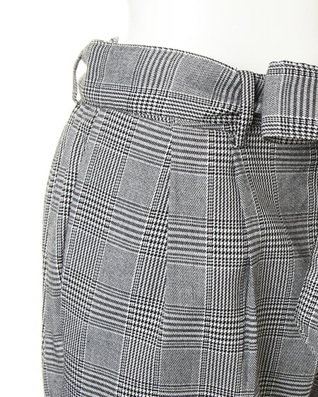 INGNI（イング） テーパードパンツ ｸﾞﾚﾝﾁｪｯｸ