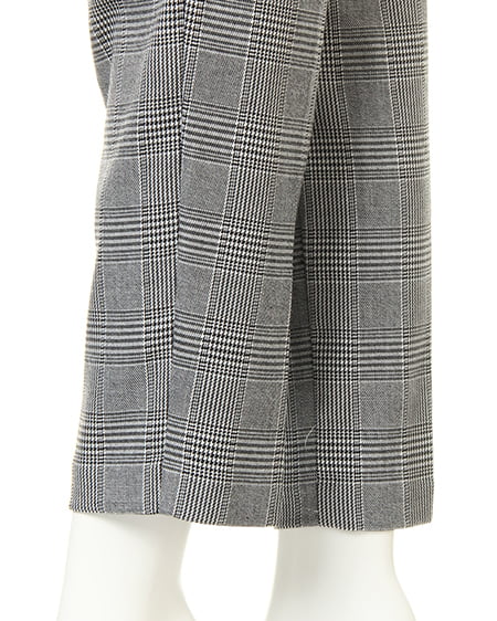 INGNI（イング） テーパードパンツ ｸﾞﾚﾝﾁｪｯｸ