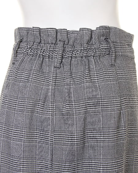 INGNI（イング） サッシュ付グレンチェックタイト／スカート ｸﾞﾚﾝﾁｪｯｸ