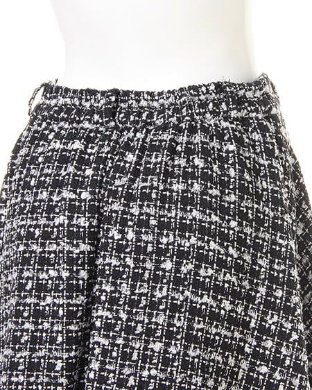 INGNI（イング） ベルト付ツイードフレア／スカート ﾂｨｰﾄﾞ/A