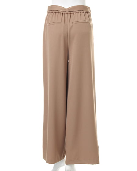 INGNI（イング） サッシュ付TRワイド／パンツ／A ｷｬﾒﾙ