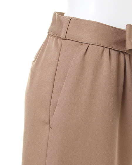 INGNI（イング） サッシュ付TRワイド／パンツ／A ｷｬﾒﾙ