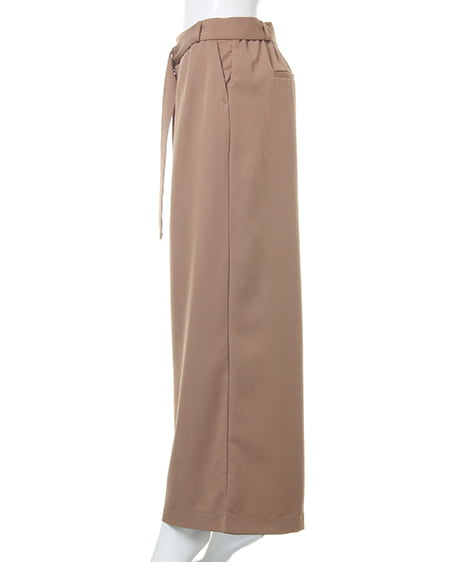 INGNI（イング） Dカンサッシュ付ワイド／パンツ ｷｬﾒﾙ