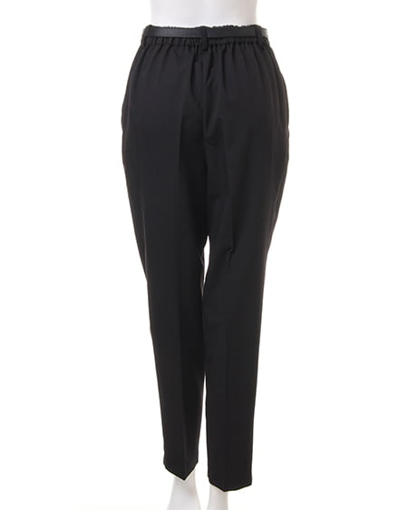 INGNI(イング) ベルト付テーパード/パンツ クロ/A