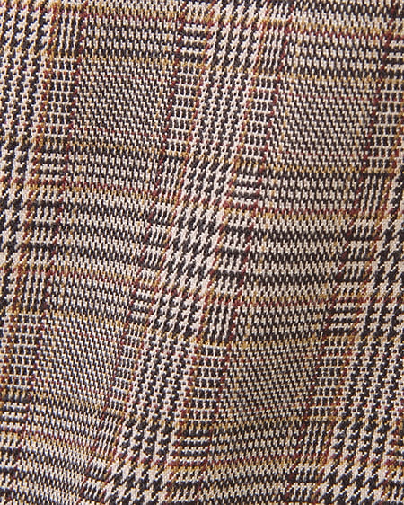 INGNI（イング） ベルト付グレンチェック／パンツ ﾌﾞﾗｳﾝ/ﾁｪｯｸA