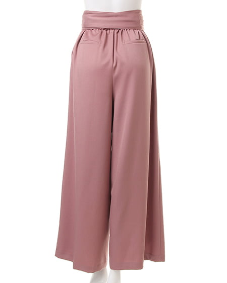 INGNI(イング) サッシュ付TRワイド/パンツ ピンク/A