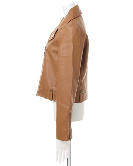 INGNI（イング） ライダースジャケット ｷｬﾒﾙ