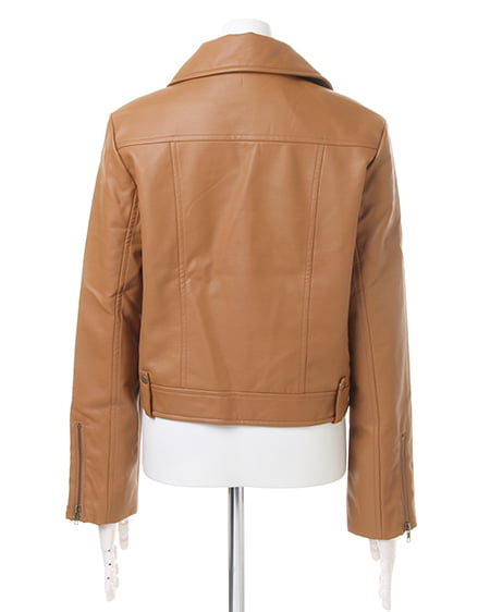 INGNI（イング） ライダースジャケット ｷｬﾒﾙ