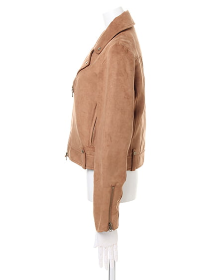 INGNI(イング) フェイクスウェードライダース キャメル