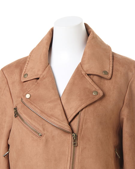 INGNI(イング) フェイクスウェードライダース キャメル