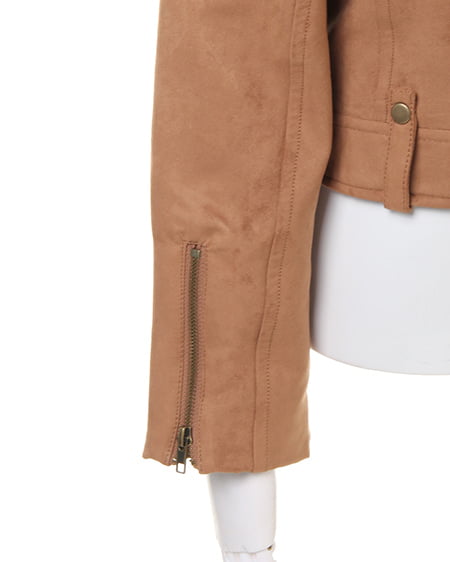 INGNI(イング) フェイクスウェードライダース キャメル