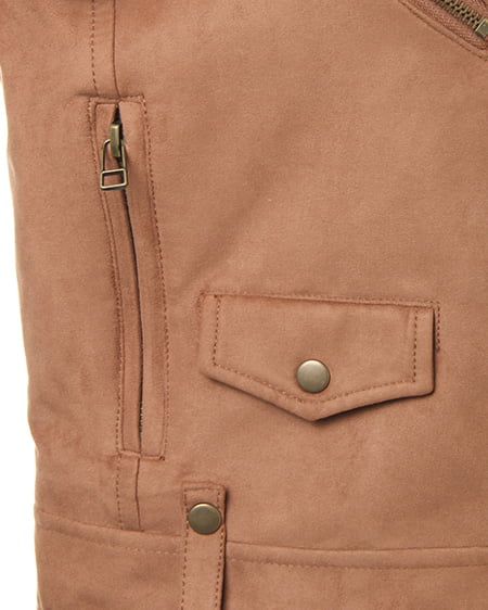 INGNI(イング) フェイクスウェードライダース キャメル