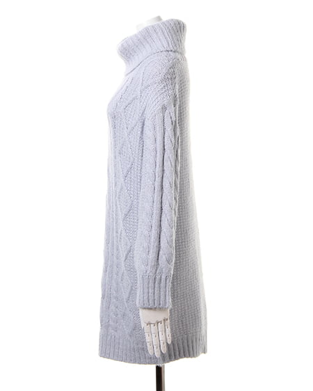 INGNI（イング） シャギーケーブルオフタートル／ワンピース ｻｯｸｽ