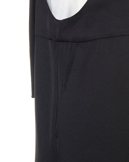 INGNI（イング） ツイルワイドサロペット ｸﾛ