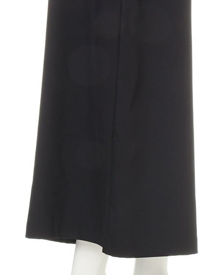 INGNI（イング） ツイルワイドサロペット ｸﾛ