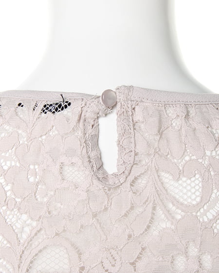 INGNI（イング） エスパンディーヨークシアー肩あきワンピース ｸﾞﾚｰｼﾞｭ