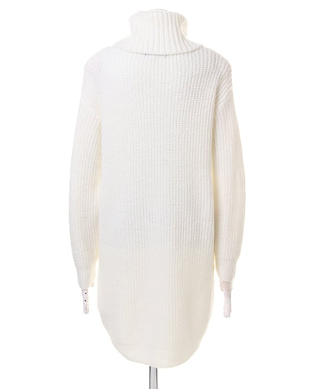 INGNI（イング） 片畦ファーポケット付／ワンピース ｵﾌﾎﾜｲﾄ