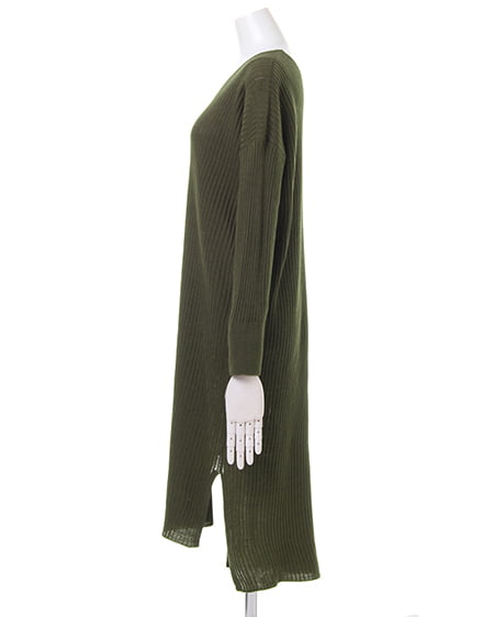 INGNI（イング） リブニット／ワンピース ｶｰｷ