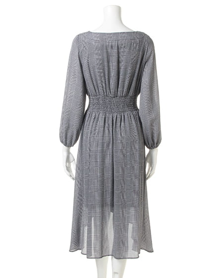 INGNI（イング） グレンチェックレースUPイレヘム／ワンピース ｸﾞﾚﾝﾁｪｯｸ