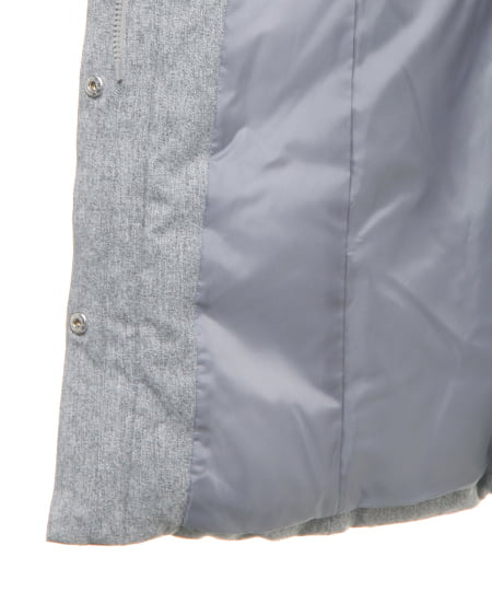 INGNI（イング） ショール襟中綿コート ｸﾞﾚｰ/ﾓｸ