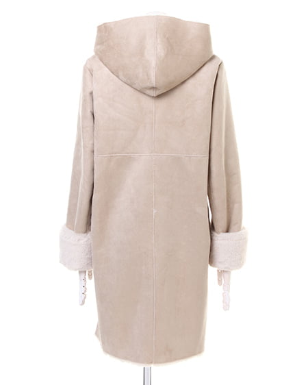 INGNI（イング） フェイクムートンフードコート ﾍﾞｰｼﾞｭ