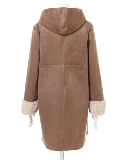 INGNI（イング） フェイクムートンフードコート ｷｬﾒﾙ