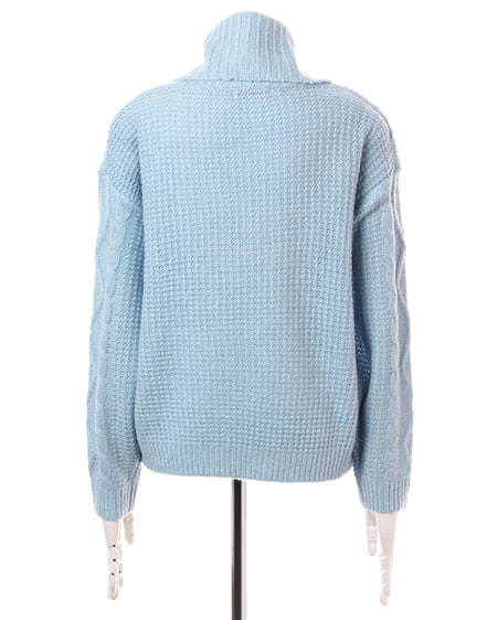 INGNI（イング） NEWケーブルオフタートル ｻｯｸｽ/B