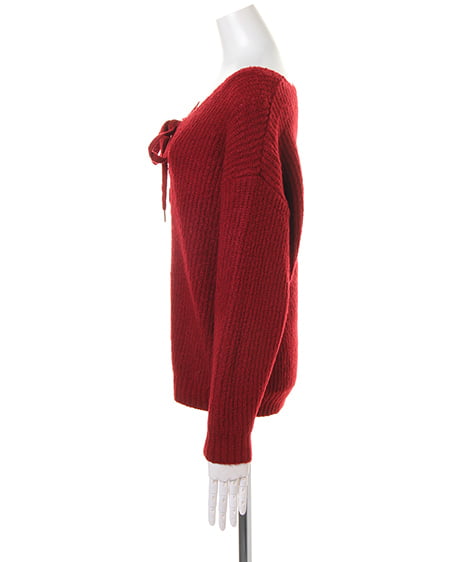 INGNI（イング） レースUP／ニット ﾎﾞﾙﾄﾞｰ