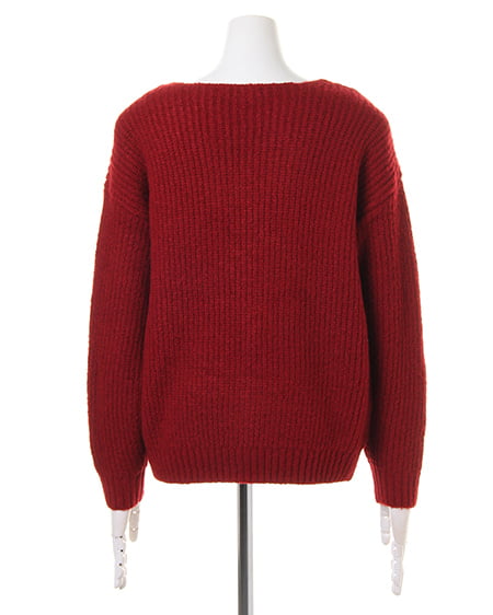 INGNI（イング） レースUP／ニット ﾎﾞﾙﾄﾞｰ