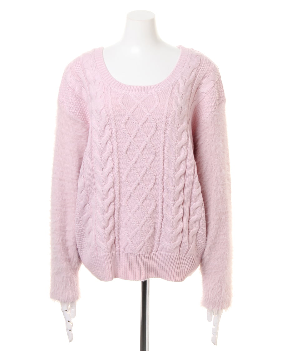 袖ファーケーブル／ニット｜INGNI(イング) 公式通販｜INGNI STORE