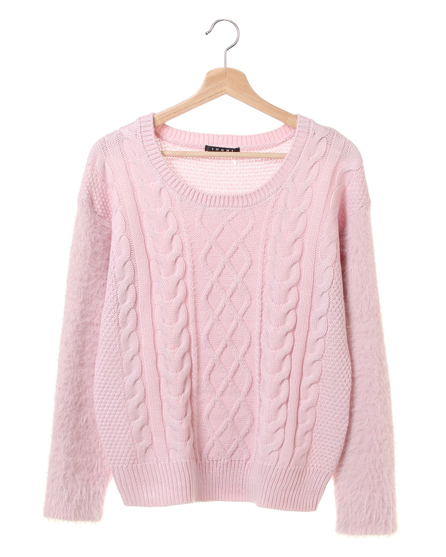 袖ファーケーブル／ニット｜INGNI(イング) 公式通販｜INGNI STORE