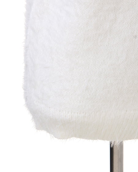 INGNI（イング） ヨークレースハイネックフェザーヤーンニット ｵﾌﾎﾜｲﾄ