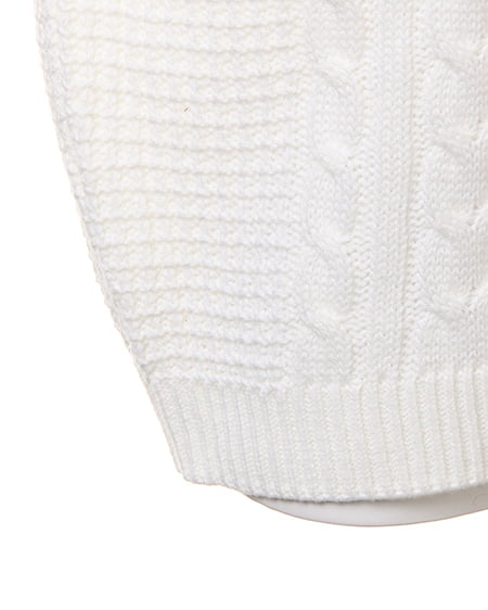 INGNI（イング） ケーブルバックリボン／ニット ｵﾌﾎﾜｲﾄ