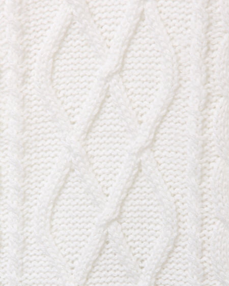 INGNI（イング） ケーブルバックリボン／ニット ｵﾌﾎﾜｲﾄ