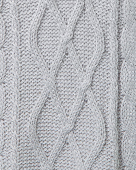 INGNI（イング） ケーブルバックリボン／ニット ｸﾞﾚｰ