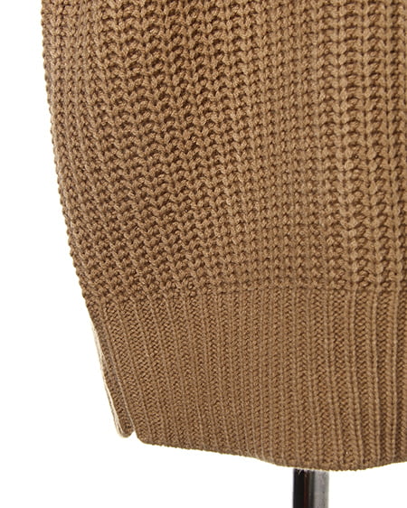 INGNI(イング) 畦オフタートル/チュニック キャメル