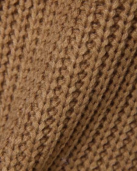 INGNI(イング) 畦オフタートル/チュニック キャメル