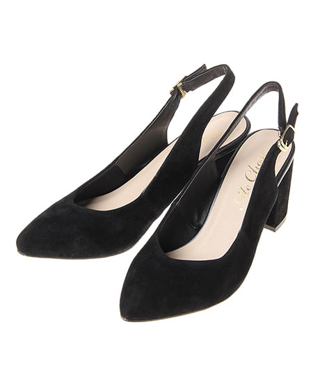 INGNI(イング) ストラップパンプス クロ