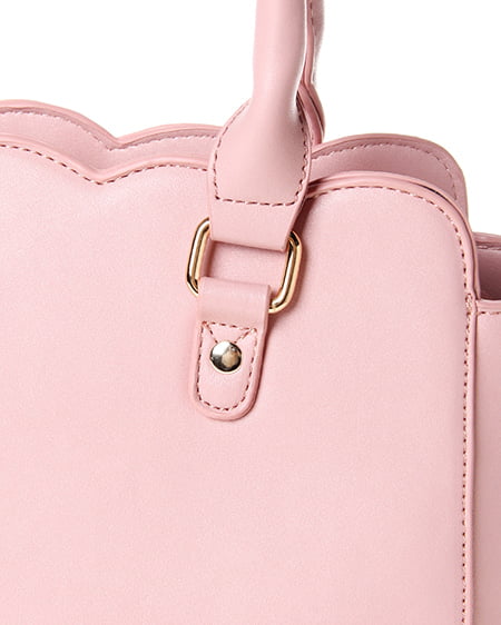 INGNI（イング） スカラップトートバッグ／A ﾋﾟﾝｸ