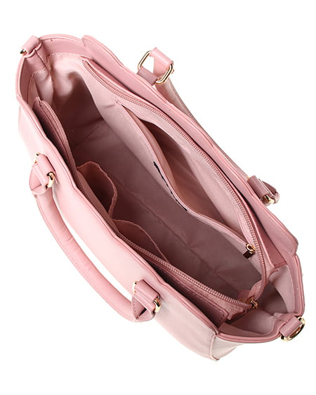 INGNI（イング） スカラップトートバッグ／A ﾋﾟﾝｸ