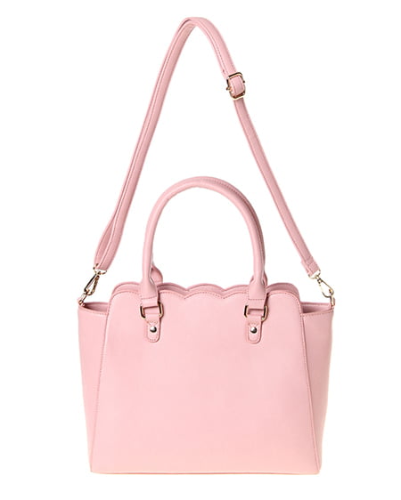 INGNI（イング） スカラップトートバッグ／A ﾋﾟﾝｸ