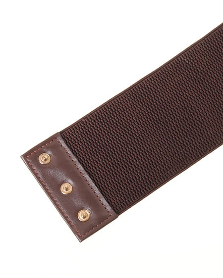 INGNI（イング） ラバー付きレースアップベルト ﾌﾞﾗｳﾝ