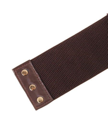 INGNI（イング） ラバー付きレースアップベルト ﾌﾞﾗｳﾝ