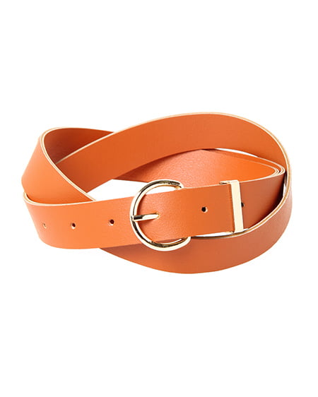 INGNI（イング） ナロー合皮バックルベルト ｷｬﾒﾙ