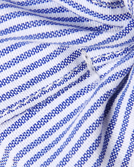 INGNI(イング) リボンサンダル ブルー/ストライプ