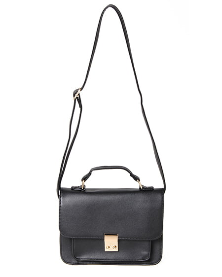 INGNI（イング） ハンドル2WAYフラップショルダーバッグ ｸﾛ