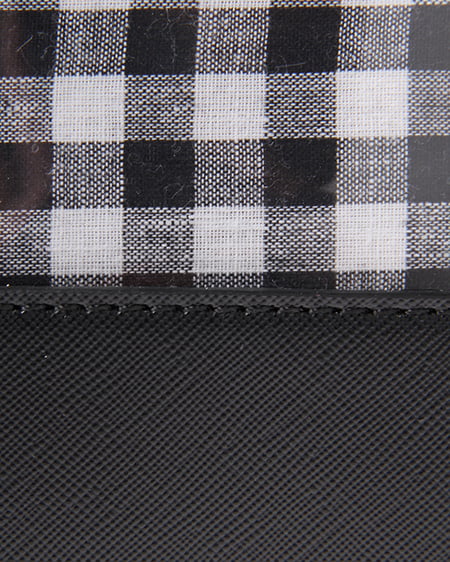 INGNI（イング） 4WAYポーチ付きクリアショルダー ｸﾛ/ｷﾞﾝｶﾞﾑ