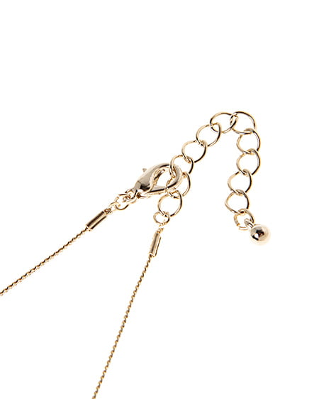 INGNI（イング） カラーパールクリアボールネックレス ﾋﾟﾝｸ